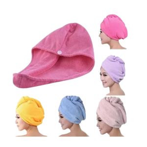 TOUCA ATOALHADA ANTI FRIZZ - MICROFIBRA